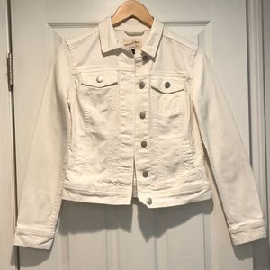 White denim jacket